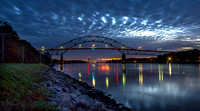 Bourne Bridge after Sunset