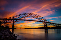Bourne Bridge Sunset