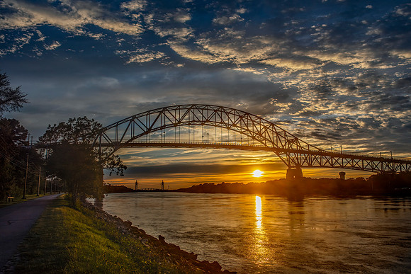Bourne Bridge Sunset