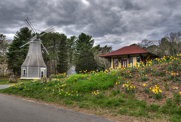 Aptuxcet Train Station and Windmill