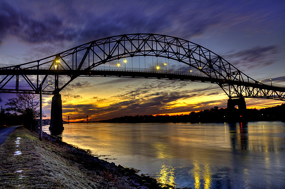 Bourne Bridge Sunset