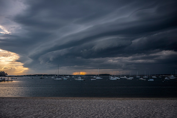 Thunderstorm over Monument Beach
