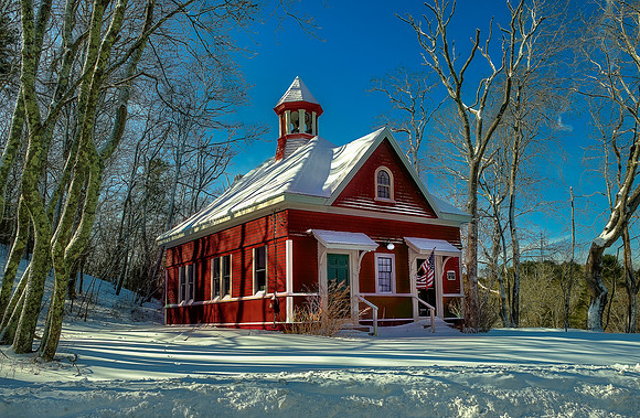 One Room Schoolhouse in Bournedale