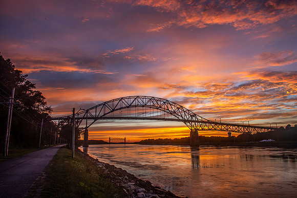 Bourne Bridge Sunset