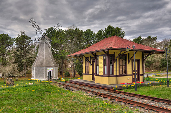 Aptuxcet Train Station and Windmill