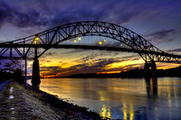 Bourne Bridge Sunset